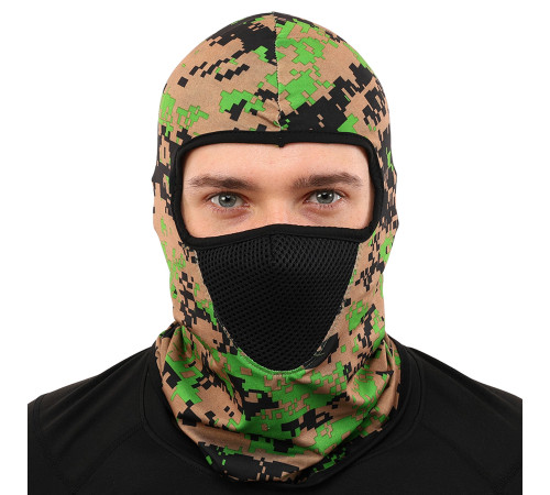 Підшоломник балаклава SP-Sport камуфляж Woodland