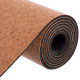 Килимок для йоги Пробковий каучуковий двошаровий Yoga mat Record 183x61мx0.4cм з принтом Мандала коричневий