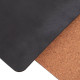 Килимок для йоги Пробковий каучуковий двошаровий Yoga mat Record 183x61мx0.4cм з принтом Місячний Цикл коричневий