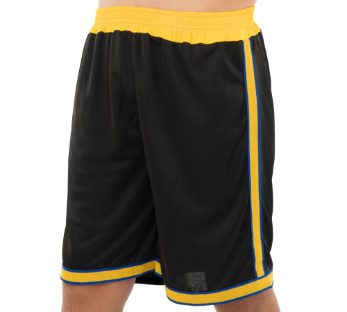 Форма баскетбольна дитяча NBA клуб Golden state warriors 30 S-2XL чорний-жовтий