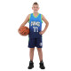 Форма баскетбольная детская NBA клуб Mavs 77 S-2XL синий-желтый