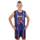 Форма баскетбольная детская NBA клуб Raptors 15 S-2XL фиолетовый-красный