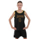 Форма баскетбольна дитяча NBA клуб Los Angeles Lakers 8 S-2XL чорний-жовтий