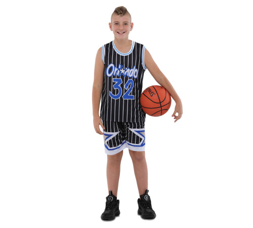 Форма баскетбольная детская NBA клуб Orlando Magic 32 S-2XL черный-белый