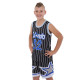 Форма баскетбольная детская NBA клуб Orlando Magic 32 S-2XL черный-белый
