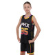 Форма баскетбольная детская NBA клуб Phoenix Suns 35 S-2XL черный-желтый