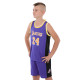 Форма баскетбольная детская NBA клуб Los Angeles Lakers 24 S-2XL фиолетовый-желтый