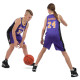Форма баскетбольная детская NBA клуб Los Angeles Lakers 24 S-2XL фиолетовый-желтый