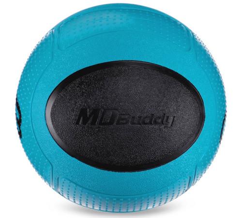Медбол м'яч медичний Medicine Ball Zelart 3кг синій-чорний