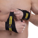Бинти кистьові для жиму STRENGTH WRIST WRAPS Zelart 2штуки чорний-жовтий
