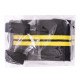 Бинти кистьові для жиму STRENGTH WRIST WRAPS Zelart 2штуки чорний-жовтий