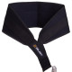 Пояс атлетичний для обтяження текстильний з ланцюгом та карабіном Zelart Dipping Belt спинка-20см чорний