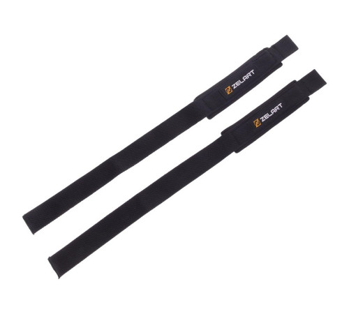 Лямки для тяги Zelart 2шт чорний