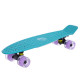 Пенні борд Penny Board круїзер пластиковий з колесами які світяться FISH м’ятний-чорний-фіолетовий