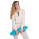 Пенні борд Penny Board круїзер пластиковий з колесами які світяться FISH м’ятний-чорний-фіолетовий