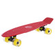 Пенні борд Penny Board круїзер пластиковий з колесами які світяться FISH червоний-чорний-жовтий