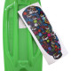 Пенні борд Penny Board круїзер пластиковий з колесами які світяться FISH салатовий-чорний-жовтий