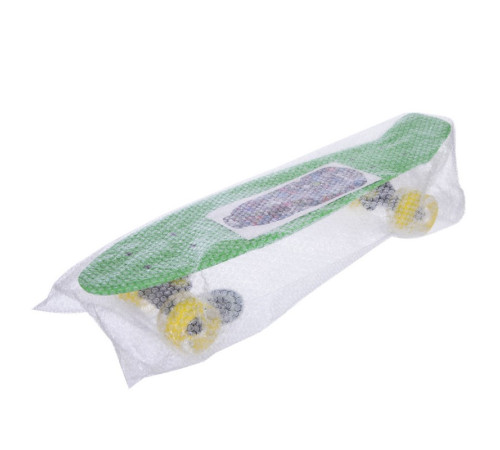 Пенні борд Penny Board круїзер пластиковий з колесами які світяться FISH салатовий-чорний-жовтий