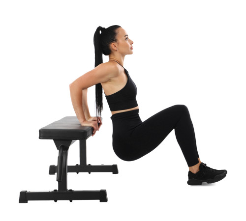 Лава атлетична для жиму пряма горизонтальна пряма горизонтальна Zelart чорний