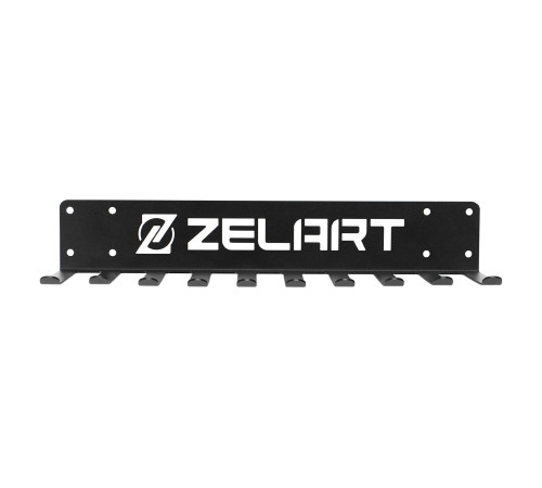Кронштейн настінний для скакалок та петель Zelart чорний