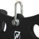 Рукоятка для тяги c узким хватом Triceps Grip нескользящее покрытие Zelart 43x6x14,5см черный