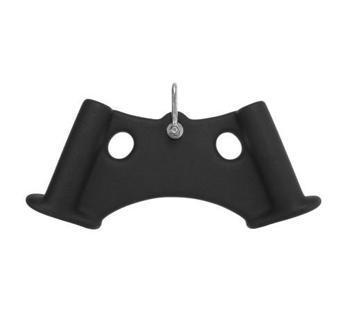 Рукоятка для тяги c узким хватом Triceps Grip нескользящее покрытие Zelart 43x6x14,5см черный