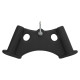 Рукоятка для тяги c узким хватом Triceps Grip нескользящее покрытие Zelart 43x6x14,5см черный