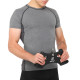 Рукоятка для тяги c узким хватом Triceps Grip нескользящее покрытие Zelart 43x6x14,5см черный
