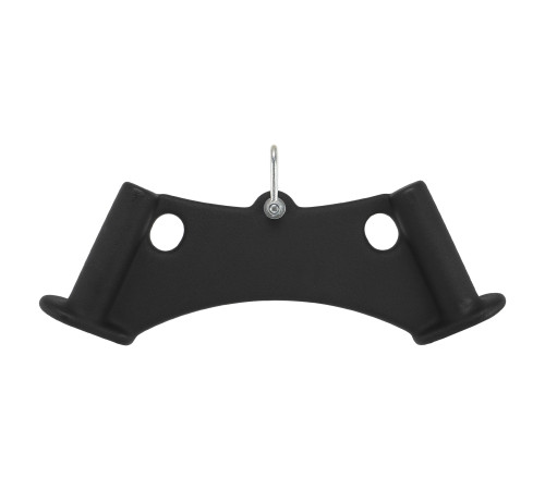 Рукоятка для тяги c узким хватом Triceps Grip нескользящее покрытие Zelart 43х6х14,5см черный