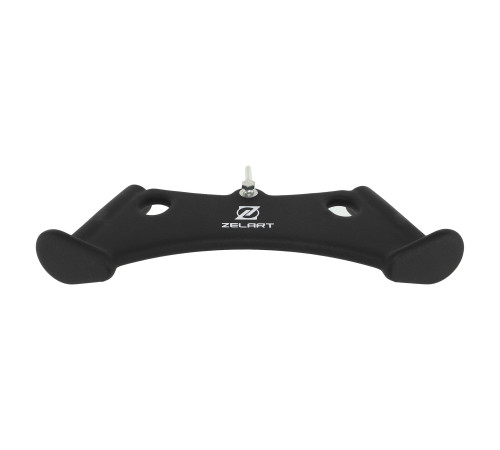 Рукоятка для тяги c узким хватом Triceps Grip нескользящее покрытие Zelart 43х6х14,5см черный