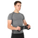 Рукоятка для тяги c узким хватом Triceps Grip нескользящее покрытие Zelart 43х6х14,5см черный