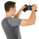 Рукоятка для тяги c узким хватом Triceps Grip нескользящее покрытие Zelart 43х6х14,5см черный