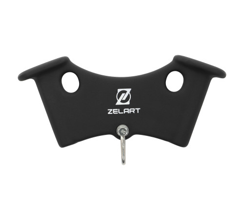 Рукоятка для тяги c узким хватом Triceps Grip нескользящее покрытие Zelart 33см черный