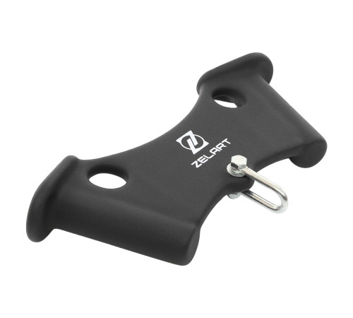 Рукоятка для тяги c узким хватом Triceps Grip нескользящее покрытие Zelart 33см черный