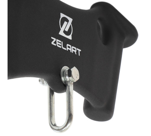 Рукоятка для тяги c узким хватом Triceps Grip нескользящее покрытие Zelart 33см черный
