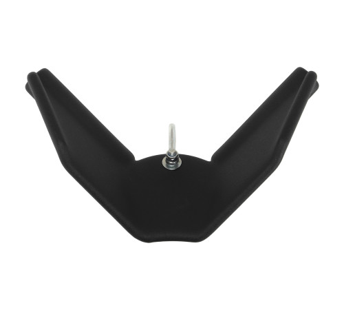 Рукоятка для обратной тяги c узким хватом Reverse Grip нескользящее покрытие Zelart 30см черный