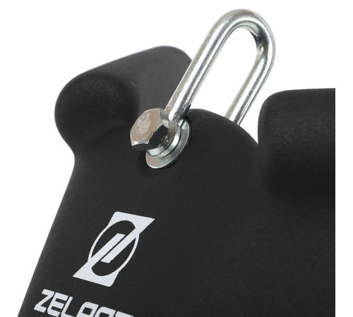 Рукоятка для обратной тяги c узким хватом Reverse Grip нескользящее покрытие Zelart 30см черный
