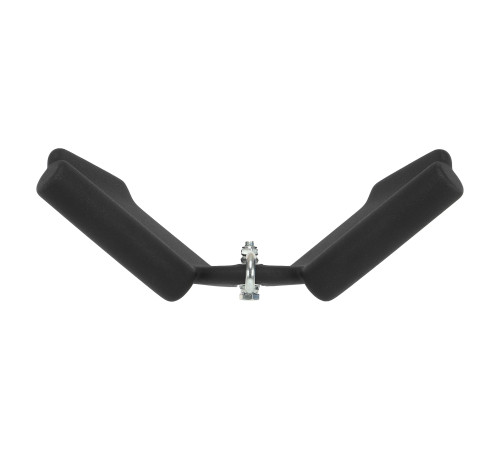 Рукоятка для обратной тяги c узким хватом Reverse Grip нескользящее покрытие Zelart 30см черный