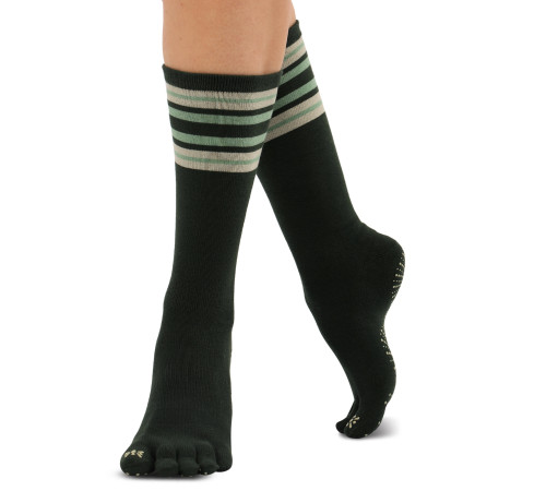 Гольфи для йоги та пілатесу із закритими пальцями нековзні BLOOM YOGA SOCKS розмір 36-41 кольори в асортименті