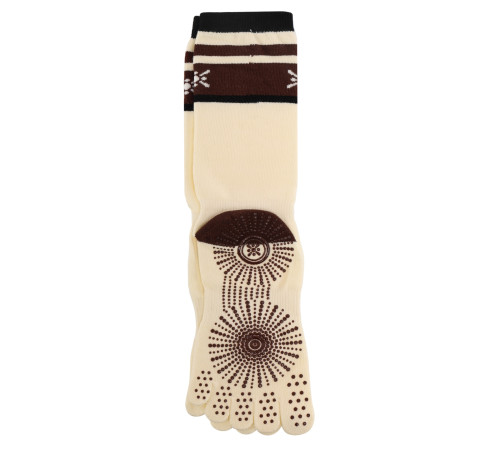 Гольфи для йоги та пілатесу із закритими пальцями нековзні BLOOM YOGA SOCKS розмір 36-41 кольори в асортименті