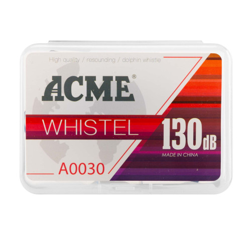 Свисток спортивный судейский пластиковый со шнурком ACME цвета в ассортименте