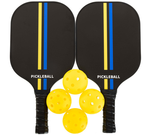 Набор для пиклбола SP-Sport PICKLEBALL 2 ракетки 4 мяча полотенце с чехлом