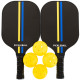 Набор для пиклбола SP-Sport PICKLEBALL 2 ракетки 4 мяча полотенце с чехлом