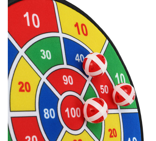 Дартс на липучці 3 м'яча та мішень VELCRO dartboard Baili 37cм