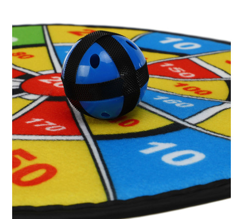 Дартс на липучці 3 м'яча та мішень VELCRO dartboard Baili 30cм