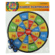 Дартс на липучці 3 м'яча та мішень VELCRO dartboard Baili 30cм
