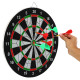 Дартс из Флока Flocked 6 дротиков и мишень Baili 15"х1/2" (38х1,3см)
