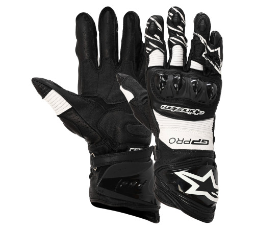 Мотоперчатки длинные спортивные с защитой костяшек и запястья Alpinestar M-XL цвета в ассортименте