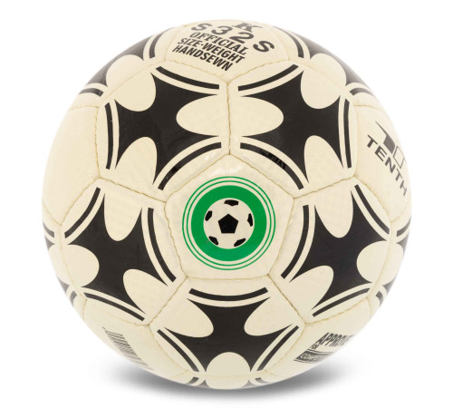 Мяч футбольный TENTH BALLONSTAR №5 PU белый-черный