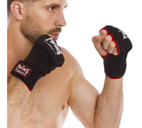 Быстрые бинты внутренние перчатки митенки TWN WRAP GEL M-XL черный